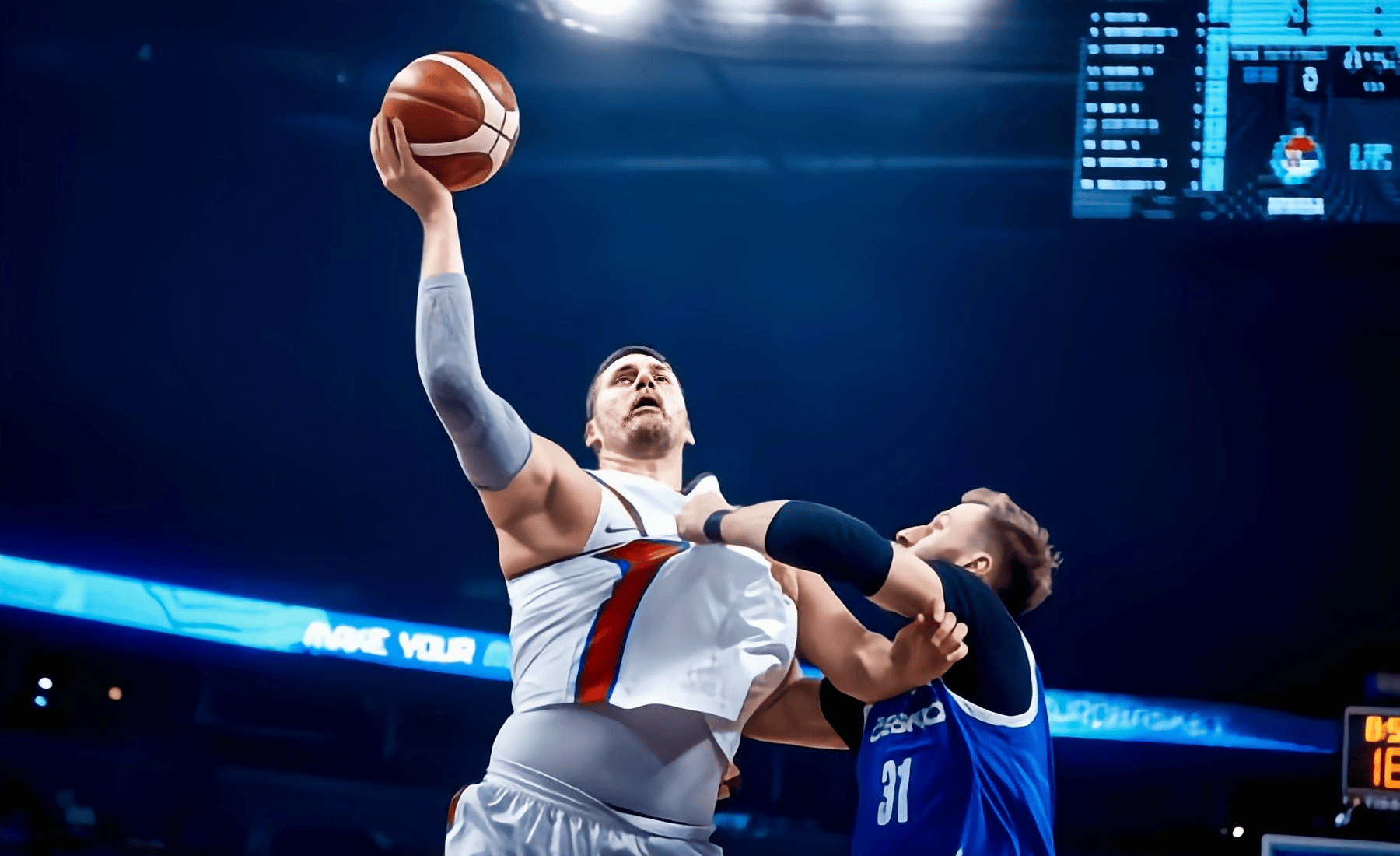 湖人轻取希腊男篮，约基奇完成帽子戏法的简单介绍